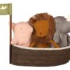 Noah´s ark med 3 små dyr