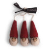 Gnomer set med 3 stk. 7 cm