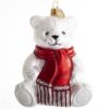 Bamse med tørklæde 11 cm
