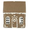 Hus t/fyrfadslys Stillenat Gingerbread dørkrans
