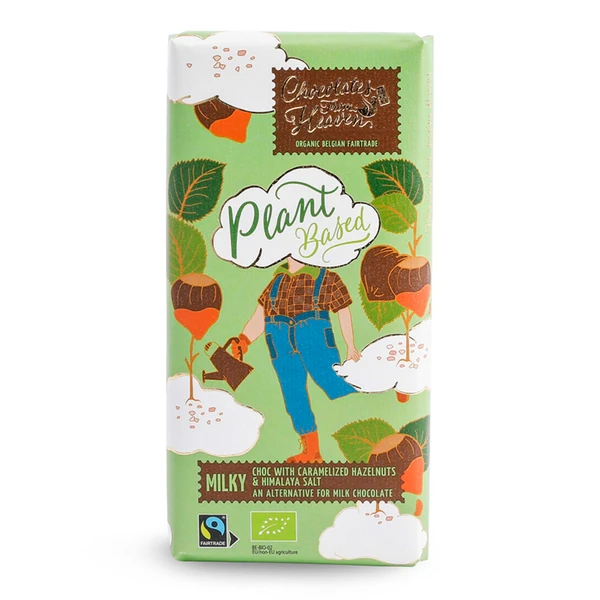 Chokolade m. karamel, hasselnødder/havsalt
