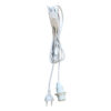 Ledning m. E14 fatning & afbryder