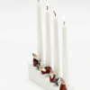 Trappe med fire nisser, rød, 21x6x12 cm Havesttime