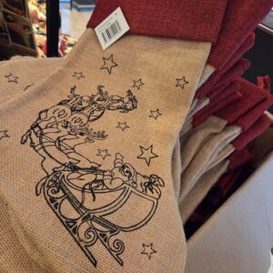 julestrømpe med motiv, natur