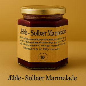 Æble‑Solbær Marmelade fra Sidinge Frugtplantage